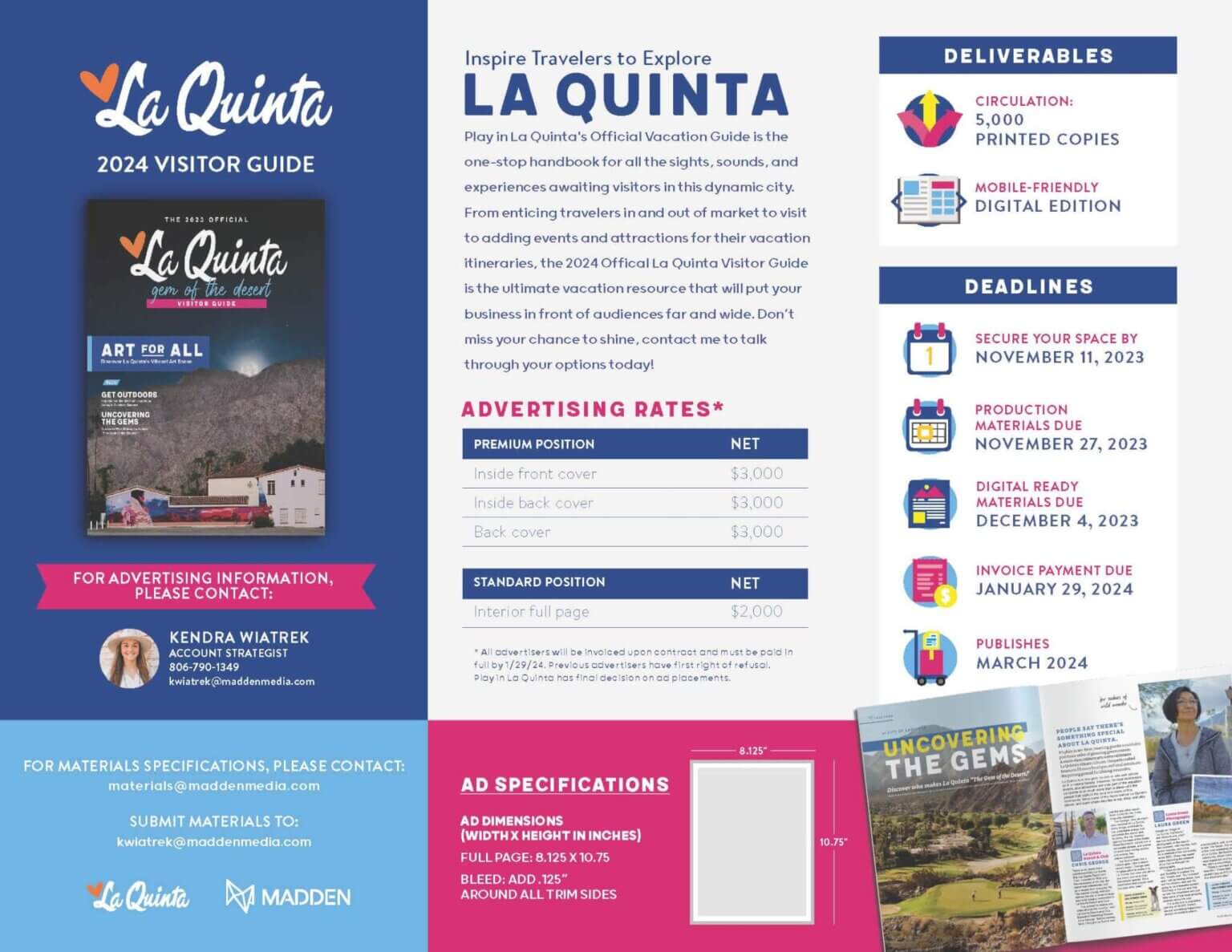 Discover La Quinta California The Ultimate Desert Getaway   LQ Visitor Guide 2024 Rate Card 1536x1187 