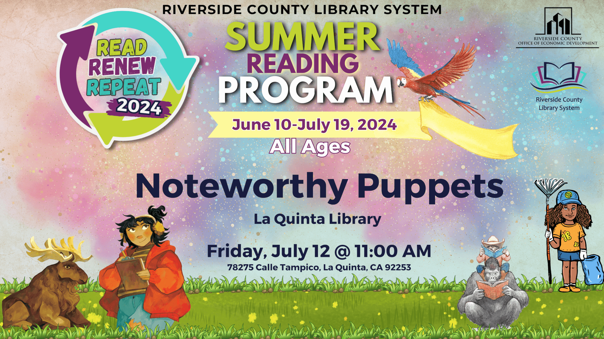 CANCELED Friday Family Fun Day: Noteworthy Puppets